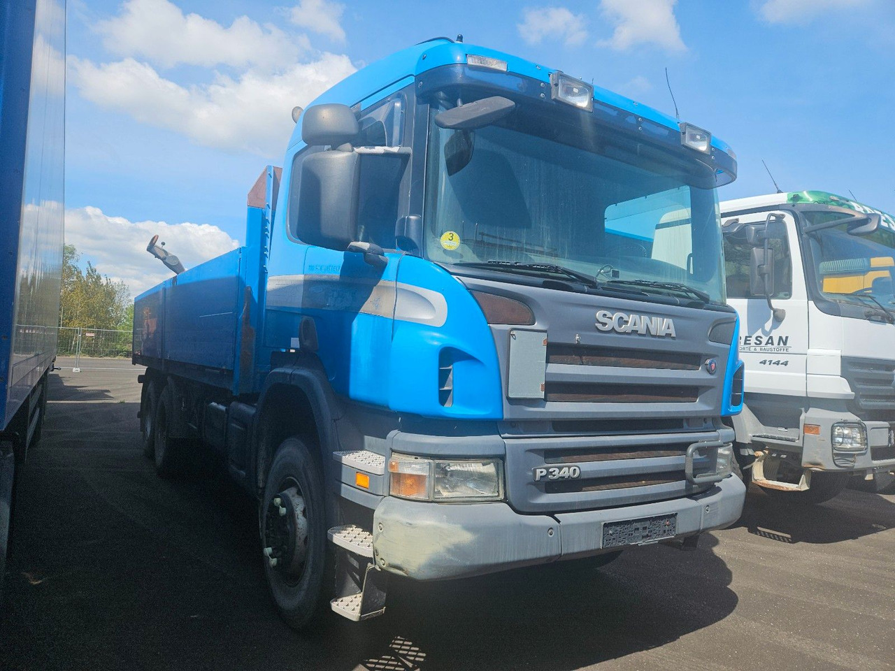Scania P340 6x6 Pritsche Schaltgetriebe Blatt/Blatt - Camion plateau: photos 2 Scania P340 6x6 Pritsche Schaltgetriebe Blatt/Blatt - Camion plateau: photos 2