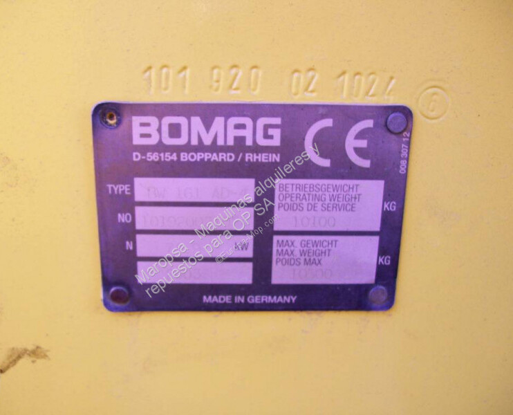 Bomag BW 161 AD-4 - Rouleau compresseur: photos 3 Bomag BW 161 AD-4 - Rouleau compresseur: photos 3
