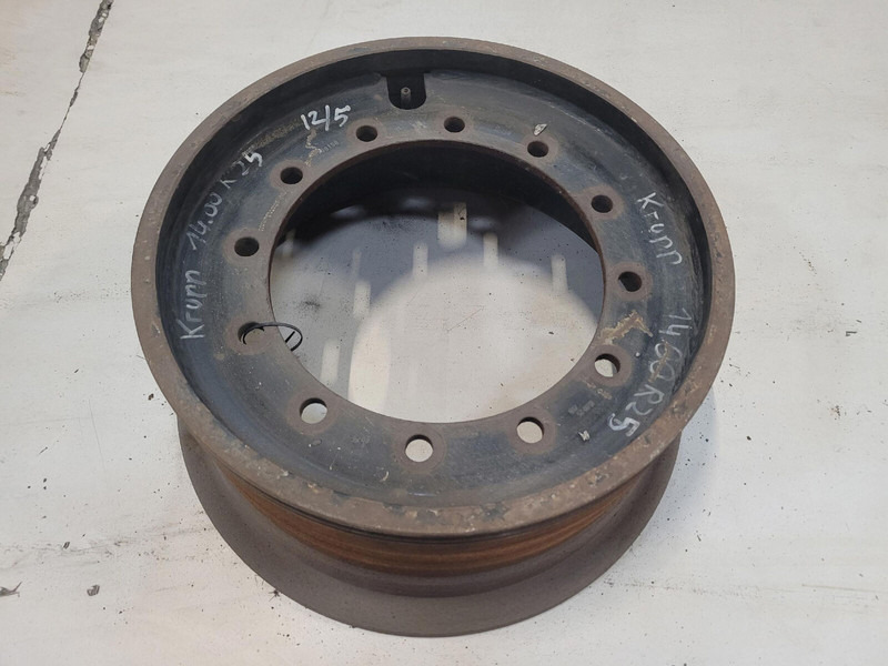 Krupp Rim 385/95R25 12 5.5 3p - Jante pour Grue: photos 1 Krupp Rim 385/95R25 12 5.5 3p - Jante pour Grue: photos 1