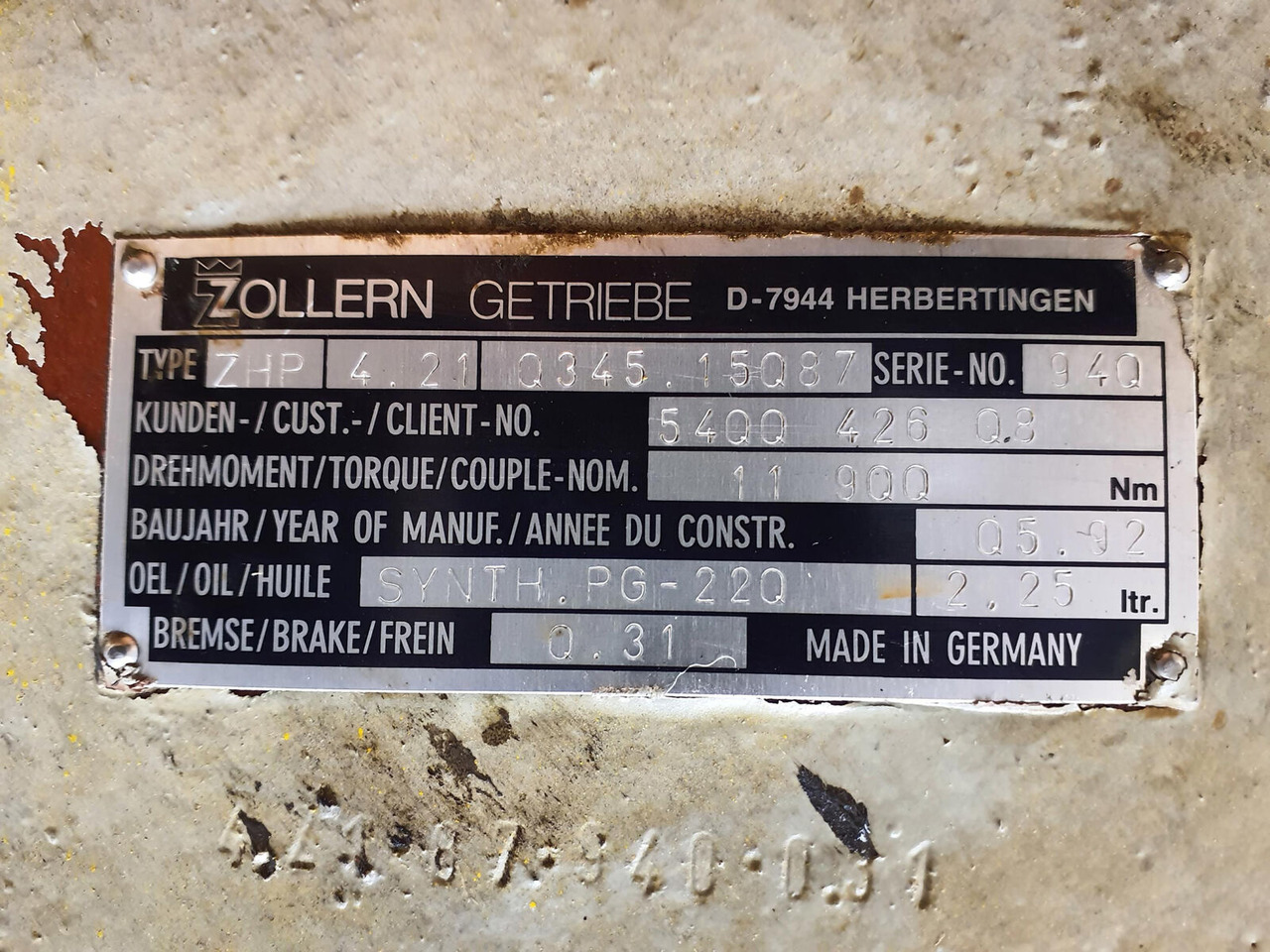 Liebherr LTM 1050 hoist gear - Treuil pour Grue: photos 5 Liebherr LTM 1050 hoist gear - Treuil pour Grue: photos 5