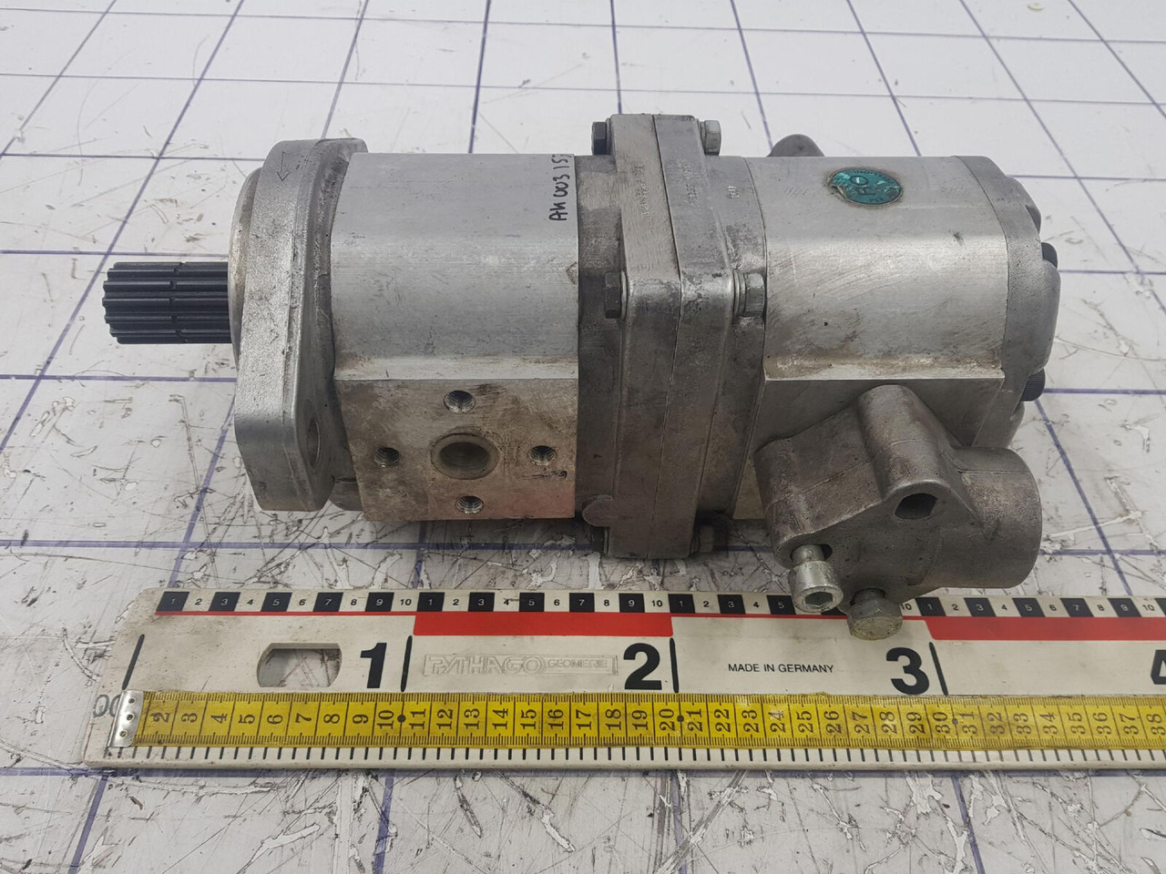 Marzocchi dual gear pump - Pompe hydraulique pour Grue mobile: photos 1 Marzocchi dual gear pump - Pompe hydraulique pour Grue mobile: photos 1