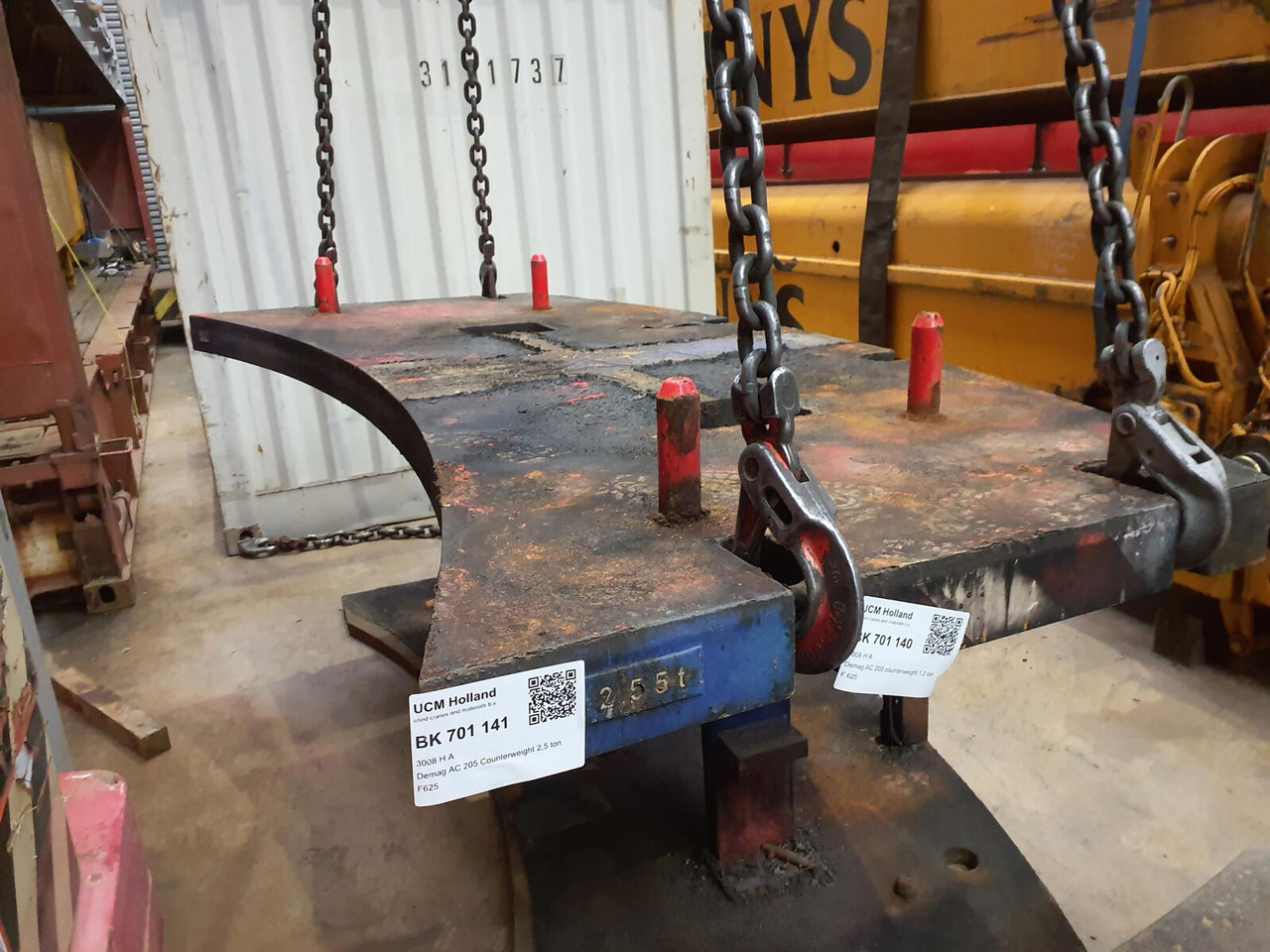 Terex AC 205 Counterweight 2,55 ton - Contrepoids pour Grue mobile: photos 3 Terex AC 205 Counterweight 2,55 ton - Contrepoids pour Grue mobile: photos 3
