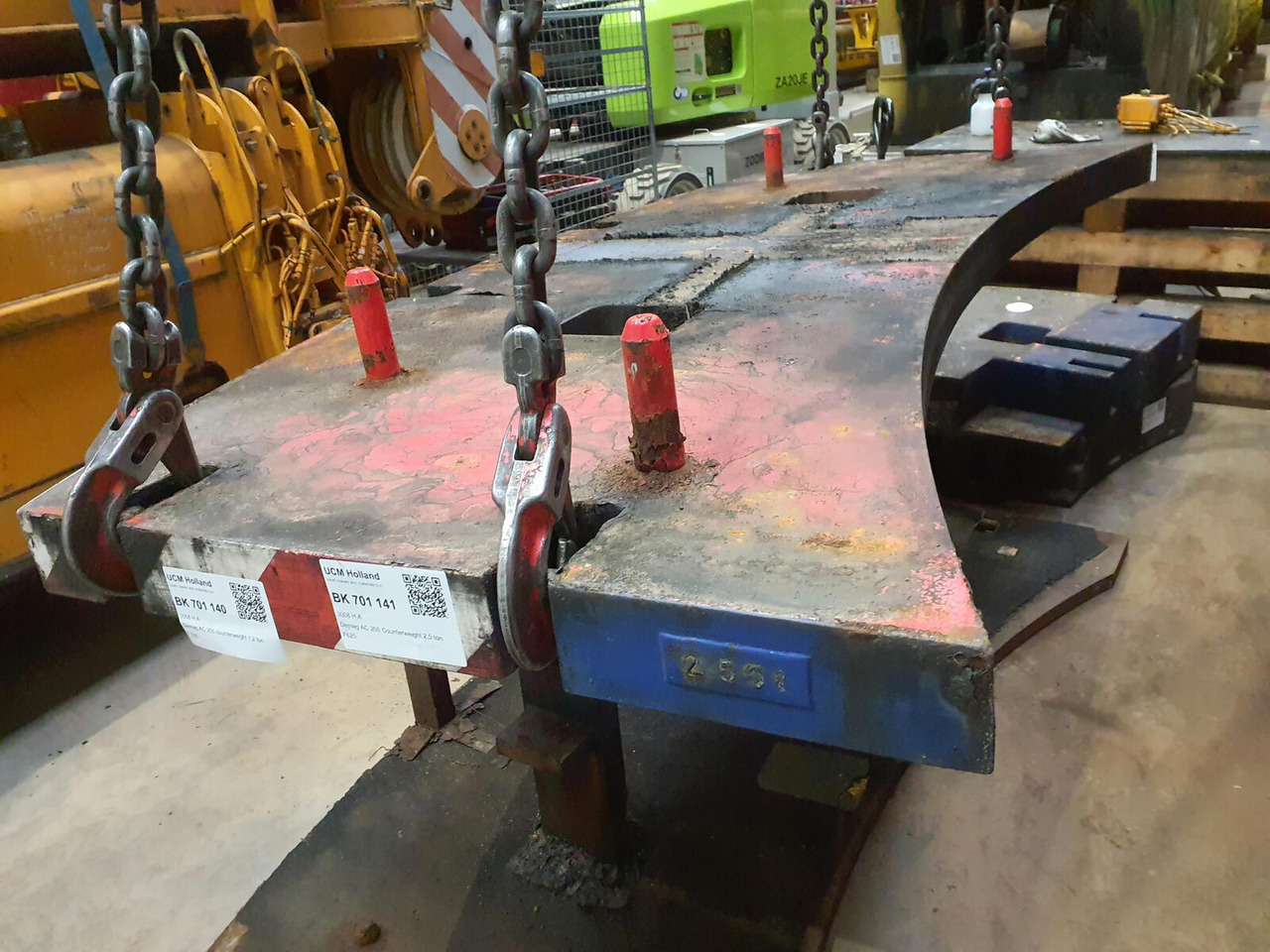 Terex AC 205 Counterweight 2,55 ton - Contrepoids pour Grue mobile: photos 2 Terex AC 205 Counterweight 2,55 ton - Contrepoids pour Grue mobile: photos 2