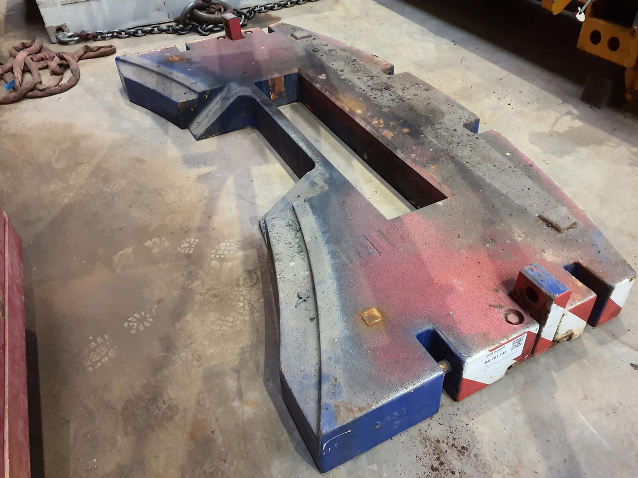 Terex AC 205 counterweight 3,45 ton - Contrepoids pour Grue mobile: photos 2 Terex AC 205 counterweight 3,45 ton - Contrepoids pour Grue mobile: photos 2