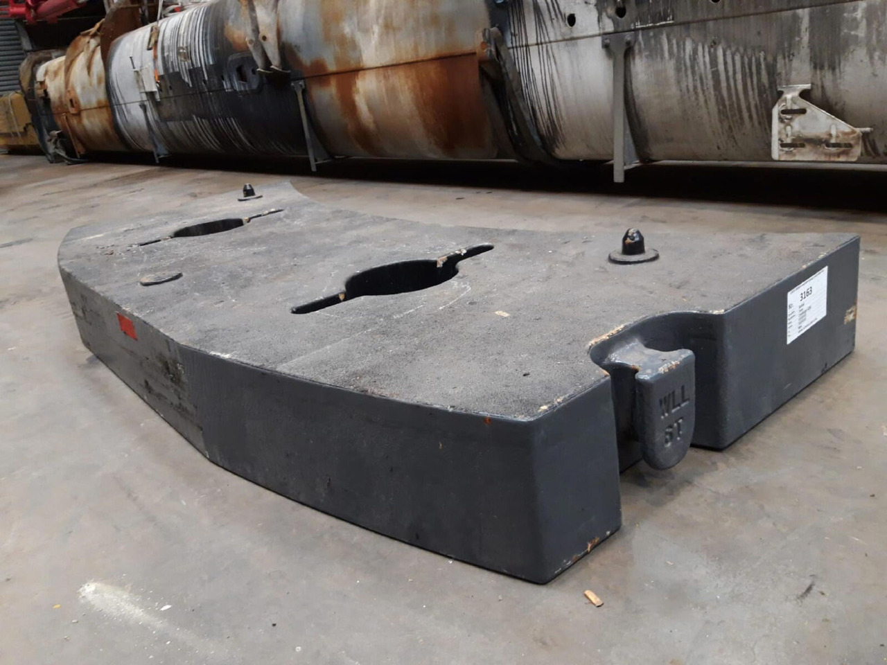 Terex Terex Challenger 4200 counterweight 3,8 ton - Contrepoids pour Grue mobile: photos 1 Terex Terex Challenger 4200 counterweight 3,8 ton - Contrepoids pour Grue mobile: photos 1