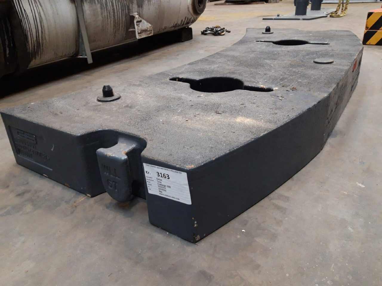 Terex Terex Challenger 4200 counterweight 3,8 ton - Contrepoids pour Grue mobile: photos 2 Terex Terex Challenger 4200 counterweight 3,8 ton - Contrepoids pour Grue mobile: photos 2