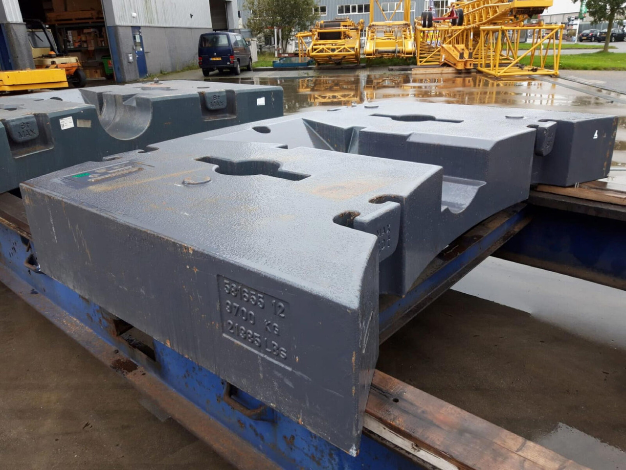 Terex Terex explorer 5600 counterweight 9,7 ton - Contrepoids pour Grue mobile: photos 4 Terex Terex explorer 5600 counterweight 9,7 ton - Contrepoids pour Grue mobile: photos 4