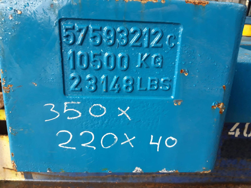 Terex Terex explorer 5800 counterweight 10,5 ton - Contrepoids pour Engins de chantier: photos 5 Terex Terex explorer 5800 counterweight 10,5 ton - Contrepoids pour Engins de chantier: photos 5