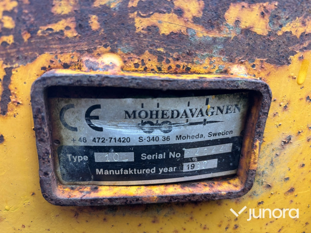 Remorque forestière Skogsvagn - Moheda, 10 ton, med kran: photos 26