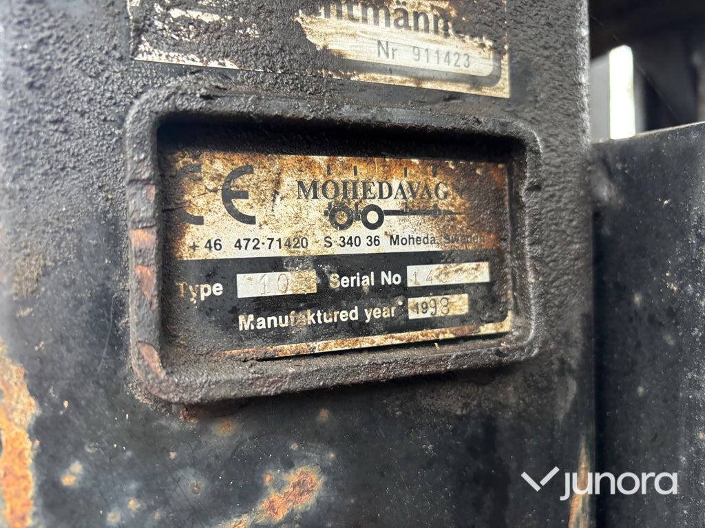 Remorque forestière Skogsvagn - Moheda, 10 ton, med kran: photos 25