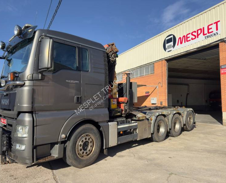 MAN TGX 35.480 - Camion ampliroll: photos 1 MAN TGX 35.480 - Camion ampliroll: photos 1