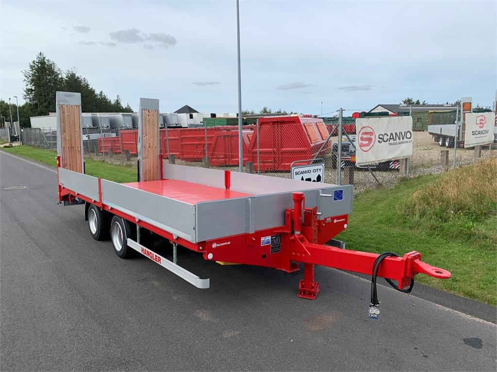 Hangler TPS-H 140 2 akslet kærre med ramper - Remorque porte-engin surbaissée: photos 2 Hangler TPS-H 140 2 akslet kærre med ramper - Remorque porte-engin surbaissée: photos 2