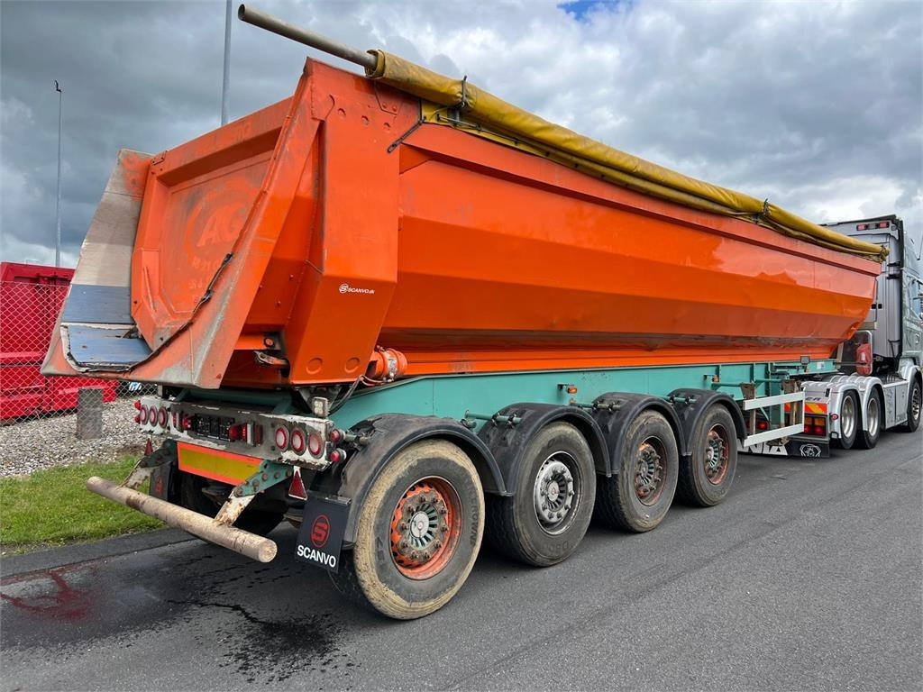 Kel-Berg 4 akslet - alu kasse + plastindlæg - Semi-remorque benne: photos 2 Kel-Berg 4 akslet - alu kasse + plastindlæg - Semi-remorque benne: photos 2