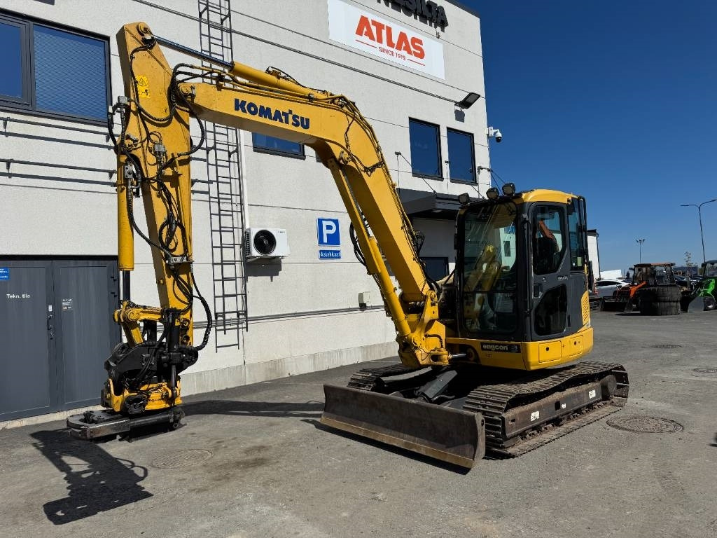 Komatsu PC88MR-8 PYÖRITTÄJÄLLÄ - Mini pelle: photos 2 Komatsu PC88MR-8 PYÖRITTÄJÄLLÄ - Mini pelle: photos 2
