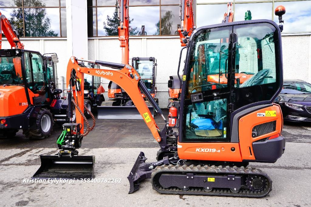 Kubota KX019-4 UUSI! TAKUU! PYÖRITTÄJÄLLÄ - Mini pelle: photos 1 Kubota KX019-4 UUSI! TAKUU! PYÖRITTÄJÄLLÄ - Mini pelle: photos 1