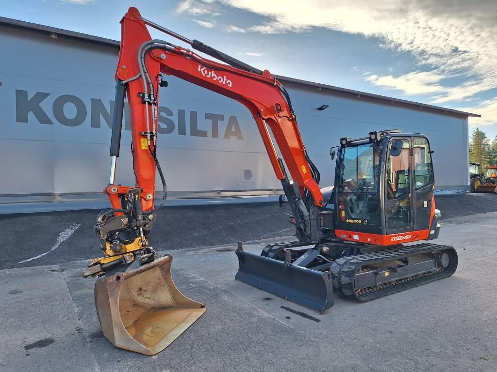Kubota KX080-4a2 PYÖRITTÄJÄLLÄ - Mini pelle: photos 5 Kubota KX080-4a2 PYÖRITTÄJÄLLÄ - Mini pelle: photos 5