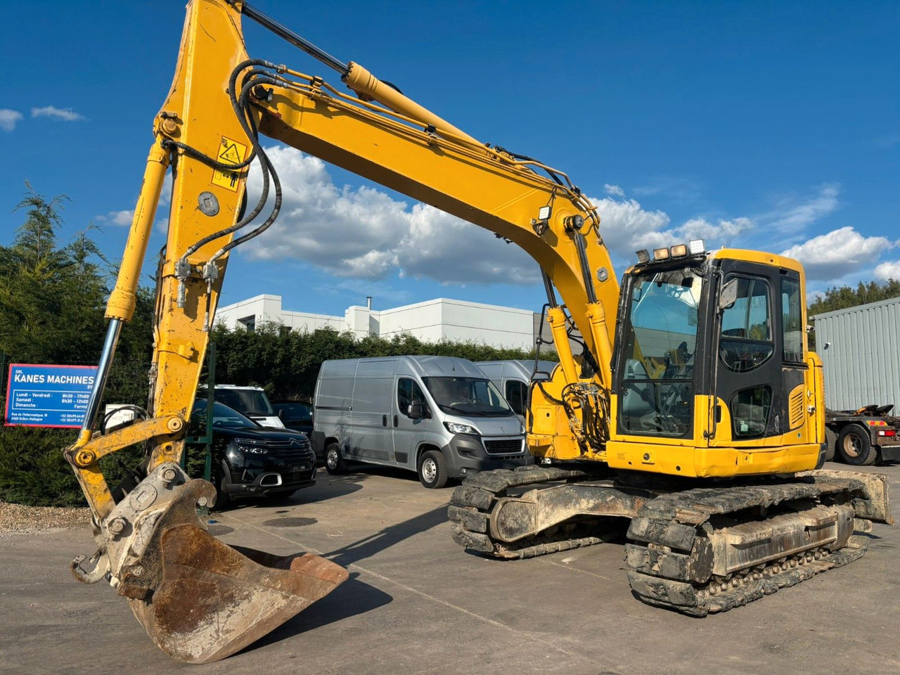 Komatsu PC138US-8. Klima. Hydr Schnelw. 2 Löffel. - Pelle sur chenille: photos 2 Komatsu PC138US-8. Klima. Hydr Schnelw. 2 Löffel. - Pelle sur chenille: photos 2