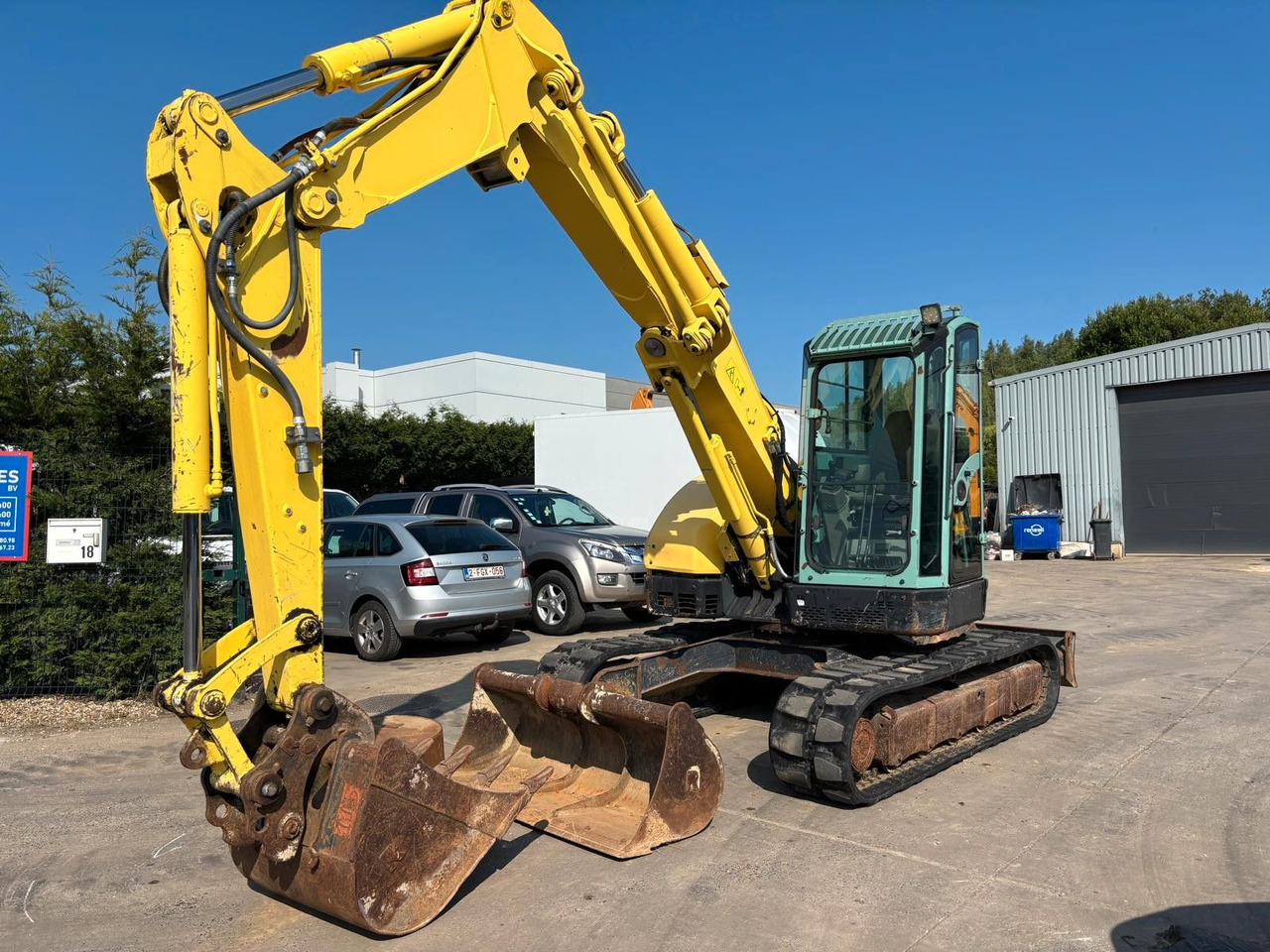 Yanmar B7 Sigma. 3 Löffel. - Mini pelle: photos 4 Yanmar B7 Sigma. 3 Löffel. - Mini pelle: photos 4