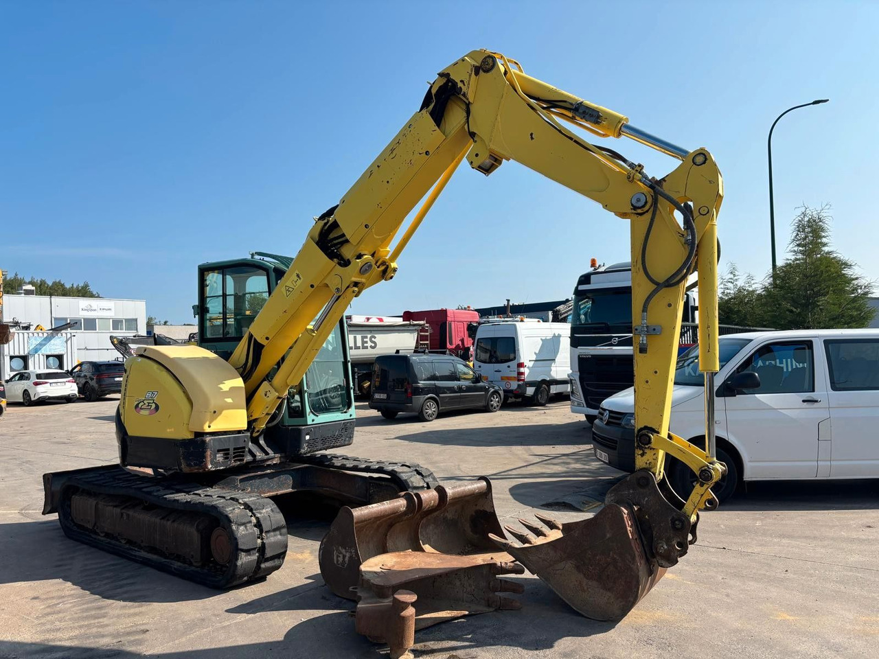 Yanmar B7 Sigma. 3 Löffel. - Mini pelle: photos 5 Yanmar B7 Sigma. 3 Löffel. - Mini pelle: photos 5