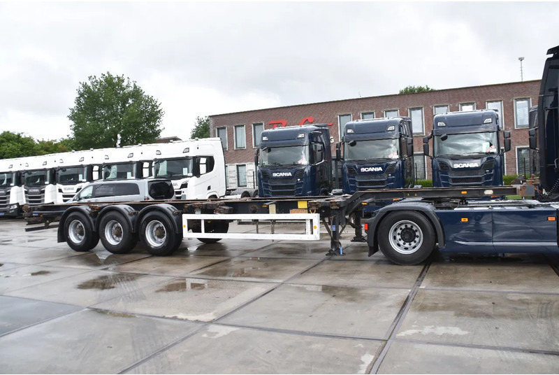 Krone SDC 27 - BPW AXLES - DRUM BRAKES - - Semi-remorque porte-conteneur/ Caisse mobile: photos 1 Krone SDC 27 - BPW AXLES - DRUM BRAKES - - Semi-remorque porte-conteneur/ Caisse mobile: photos 1