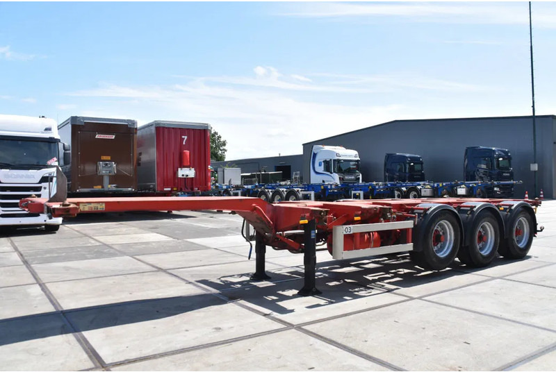 Nooteboom containerchassis - LIFT AXLE - DISC BRAKES - BPW AXLES - 2 x EXTENDABLE - - Semi-remorque porte-conteneur/ Caisse mobile: photos 5 Nooteboom containerchassis - LIFT AXLE - DISC BRAKES - BPW AXLES - 2 x EXTENDABLE - - Semi-remorque porte-conteneur/ Caisse mobile: photos 5