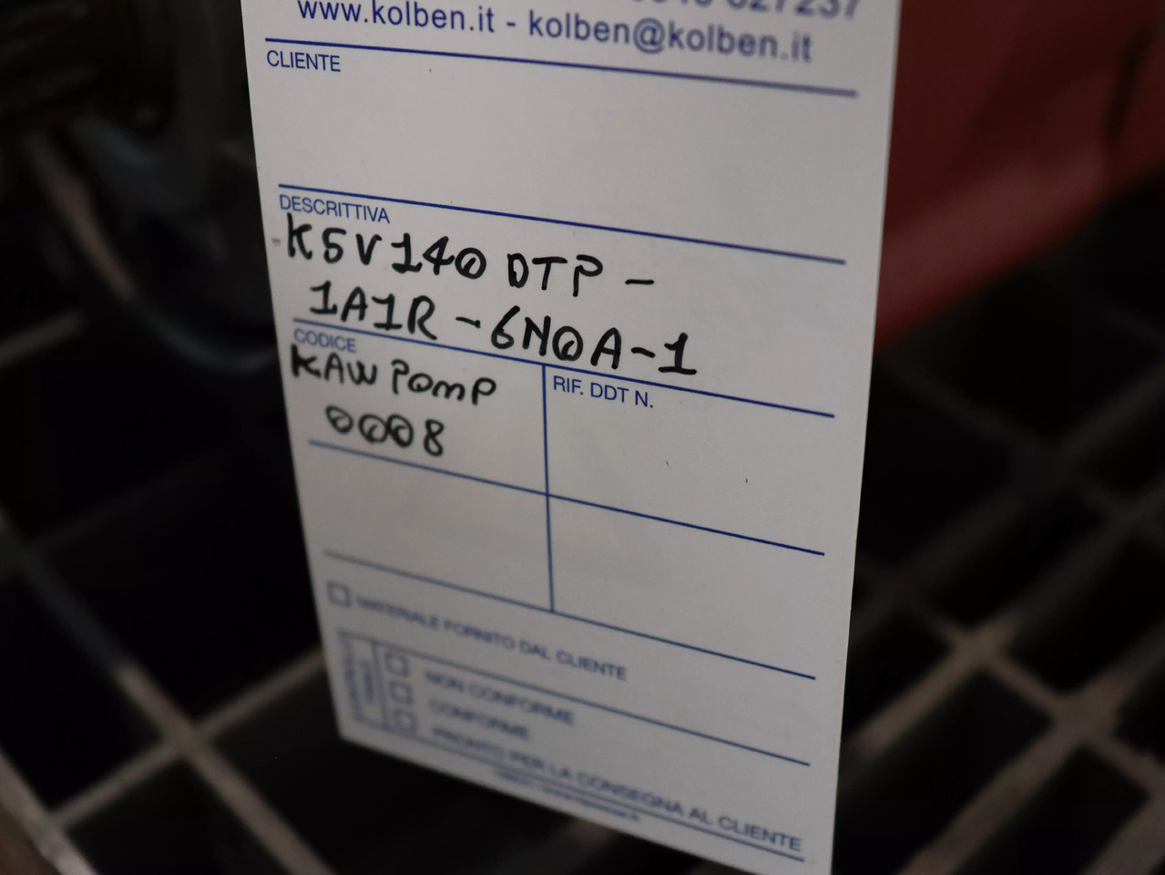 Moteur hydraulique pour Engins de chantier neuf KAWASAKI K5V140DTP1A1R6NOA1: photos 6