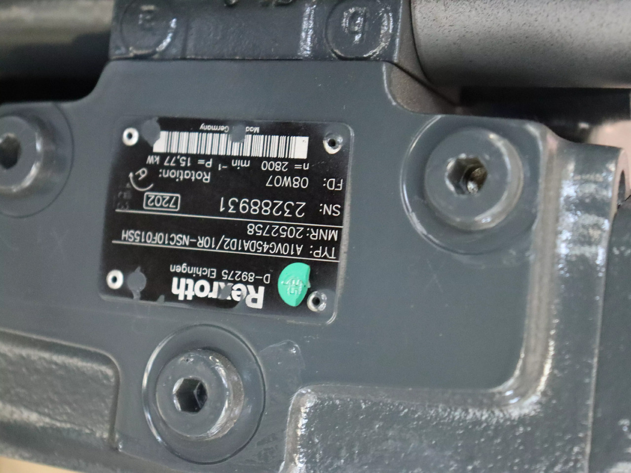 REXROTH A10VG45DA1D2/10R-NSC10F015SH - Pompe hydraulique pour Matériel de manutention: photos 4 REXROTH A10VG45DA1D2/10R-NSC10F015SH - Pompe hydraulique pour Matériel de manutention: photos 4