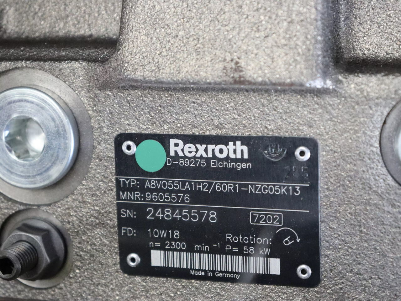 REXROTH A8VO55LA1H2/60R1-NZG05K13 - Pompe hydraulique pour Matériel de manutention: photos 4 REXROTH A8VO55LA1H2/60R1-NZG05K13 - Pompe hydraulique pour Matériel de manutention: photos 4