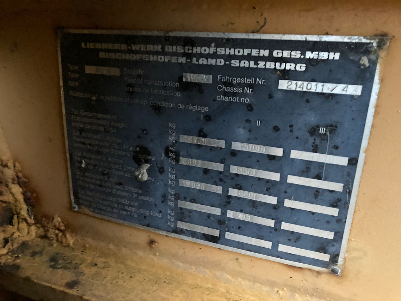 Grue à tour LIEBHERR 40 K: photos 18 Grue à tour LIEBHERR 40 K: photos 18