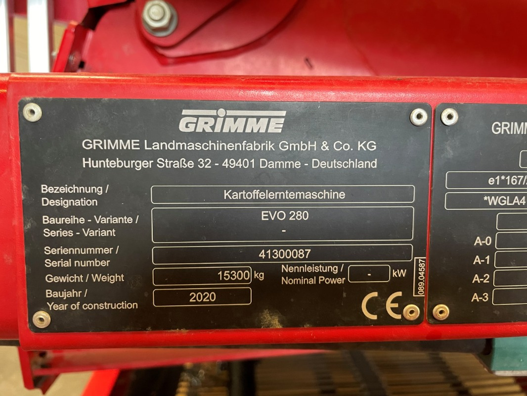 Grimme EVO 280 ClodSep - Matériel de récolte: photos 2 Grimme EVO 280 ClodSep - Matériel de récolte: photos 2