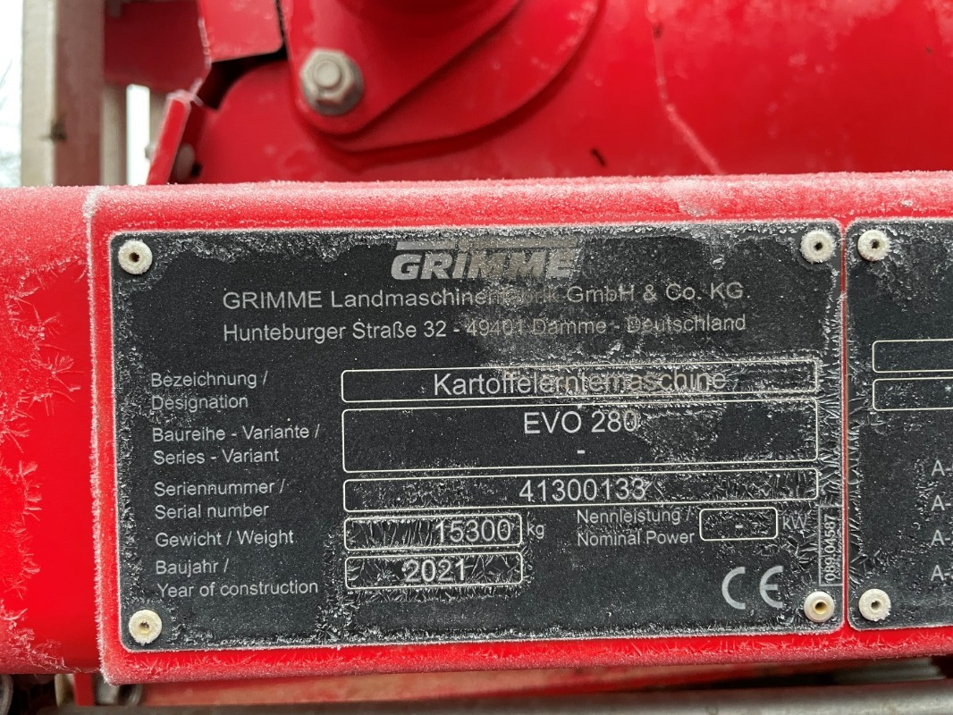 Grimme EVO 280 ClodSep - Matériel de récolte: photos 2 Grimme EVO 280 ClodSep - Matériel de récolte: photos 2
