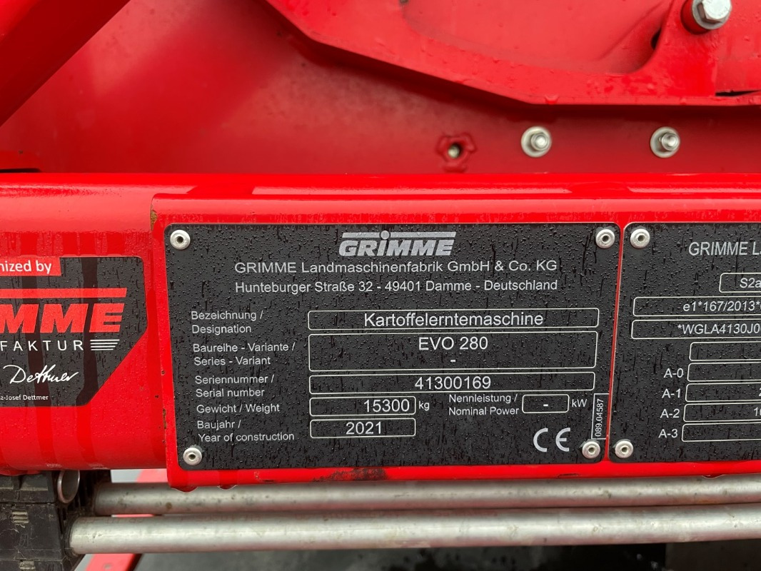 Grimme EVO 280 EasySep - Matériel de récolte: photos 2 Grimme EVO 280 EasySep - Matériel de récolte: photos 2