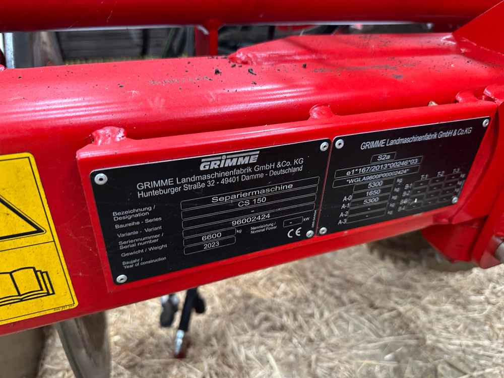 Grimme CS-150 CombiStar XL - Arracheuse de pommes de terre: photos 2 Grimme CS-150 CombiStar XL - Arracheuse de pommes de terre: photos 2