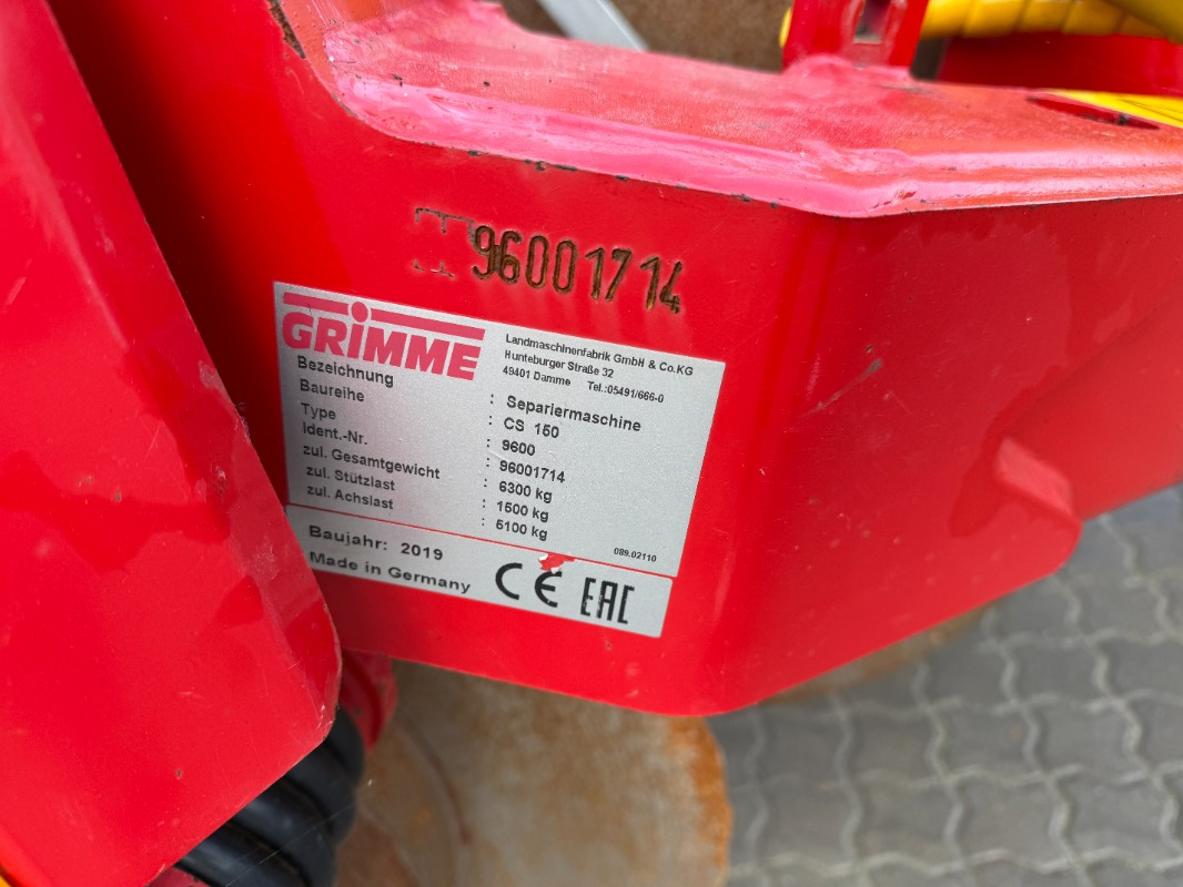 Grimme CS 170 RotaPower - Arracheuse de pommes de terre: photos 2 Grimme CS 170 RotaPower - Arracheuse de pommes de terre: photos 2