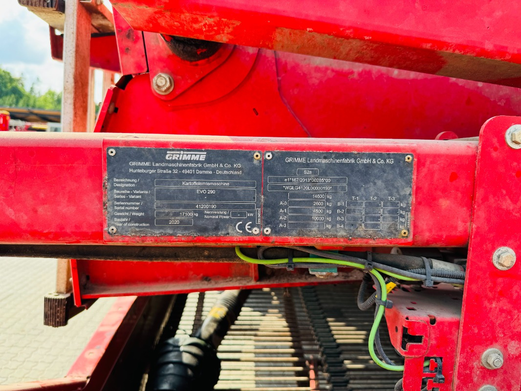 Grimme EVO 290 AirSep - Arracheuse de pommes de terre: photos 2 Grimme EVO 290 AirSep - Arracheuse de pommes de terre: photos 2