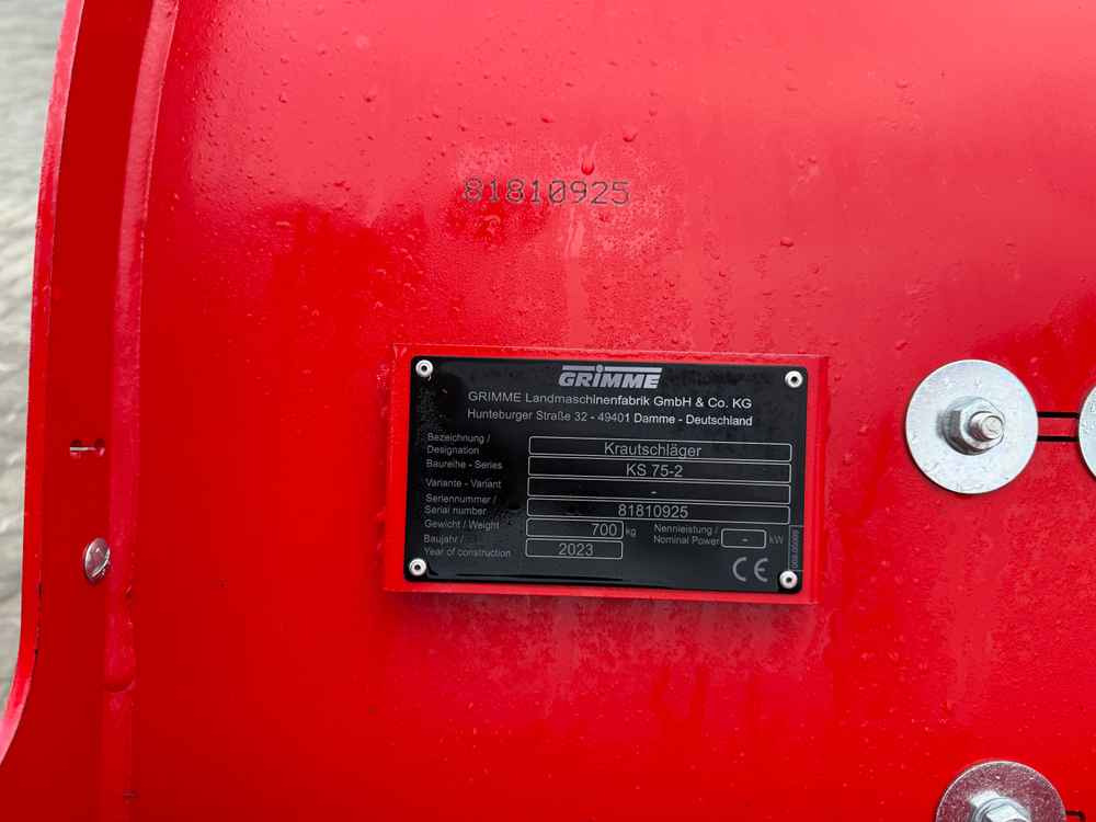 Grimme KS 75-2 - Matériel de récolte: photos 2 Grimme KS 75-2 - Matériel de récolte: photos 2
