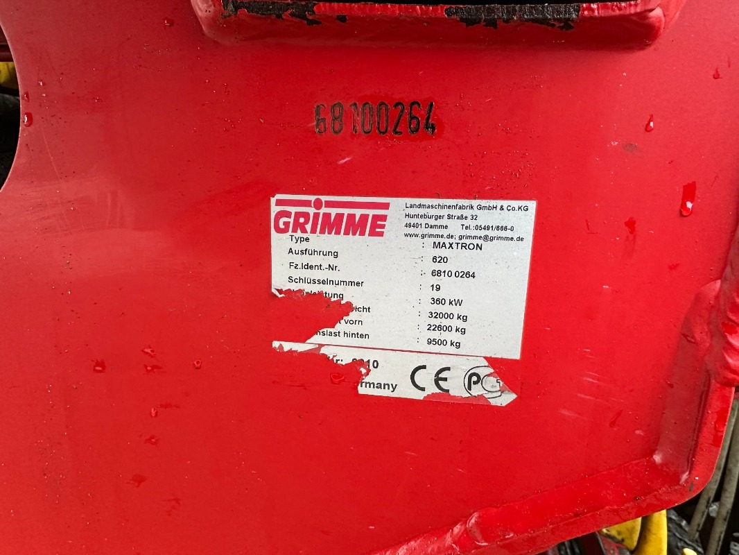 Grimme MAXTRON 620 - Matériel de récolte: photos 2 Grimme MAXTRON 620 - Matériel de récolte: photos 2