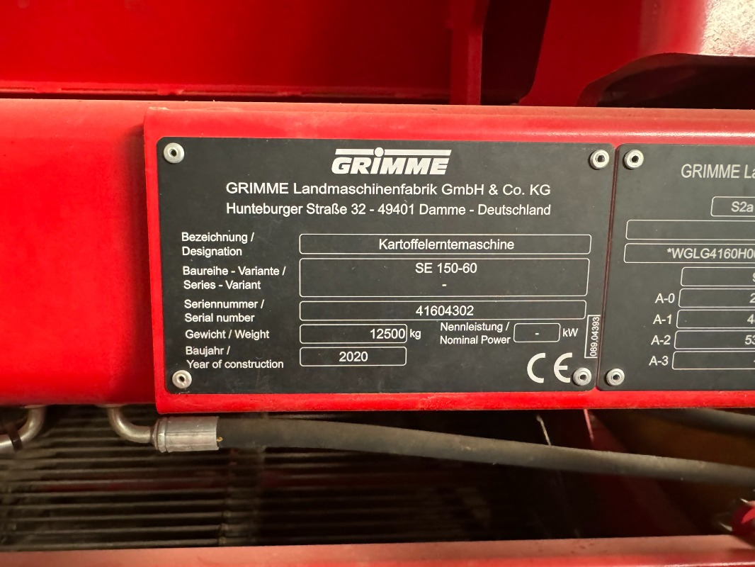 Grimme SE-150-60-UB XXL - Arracheuse de pommes de terre: photos 2 Grimme SE-150-60-UB XXL - Arracheuse de pommes de terre: photos 2
