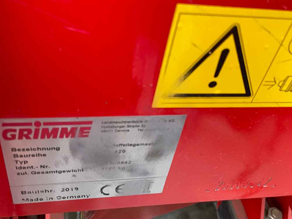 Grimme GL 420 - Matériel de récolte: photos 2 Grimme GL 420 - Matériel de récolte: photos 2