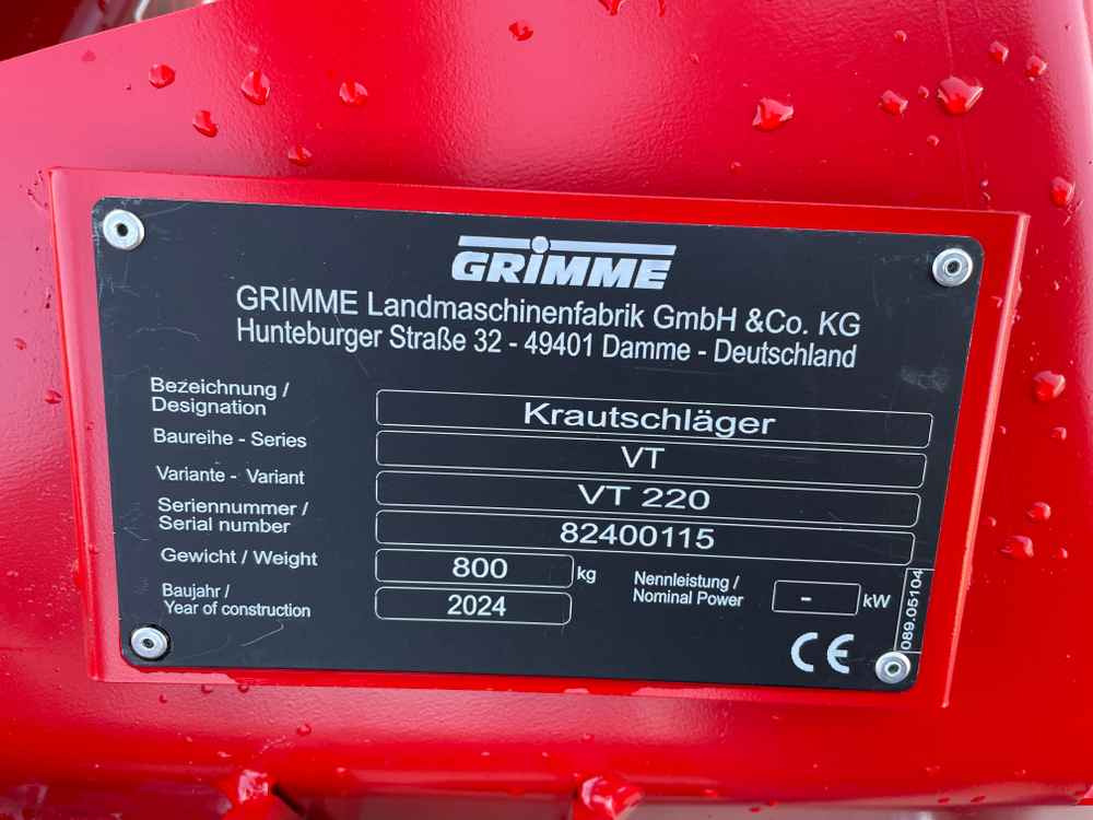 Grimme VT 220F - Machine à vendanger: photos 2 Grimme VT 220F - Machine à vendanger: photos 2