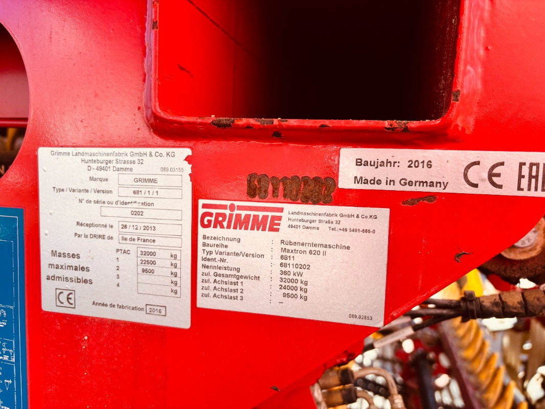 Grimme MAXTRON 620 - Outils du sol: photos 2 Grimme MAXTRON 620 - Outils du sol: photos 2