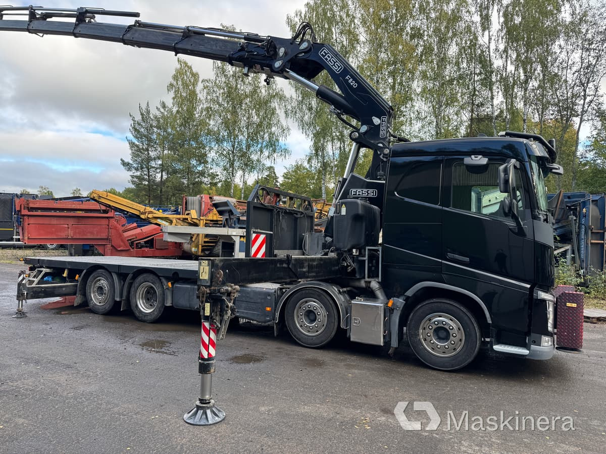 Bodbil Volvo FH 82F med Fassi F820 kran & jib - Camion plateau, Camion grue: photos 4 Bodbil Volvo FH 82F med Fassi F820 kran & jib - Camion plateau, Camion grue: photos 4