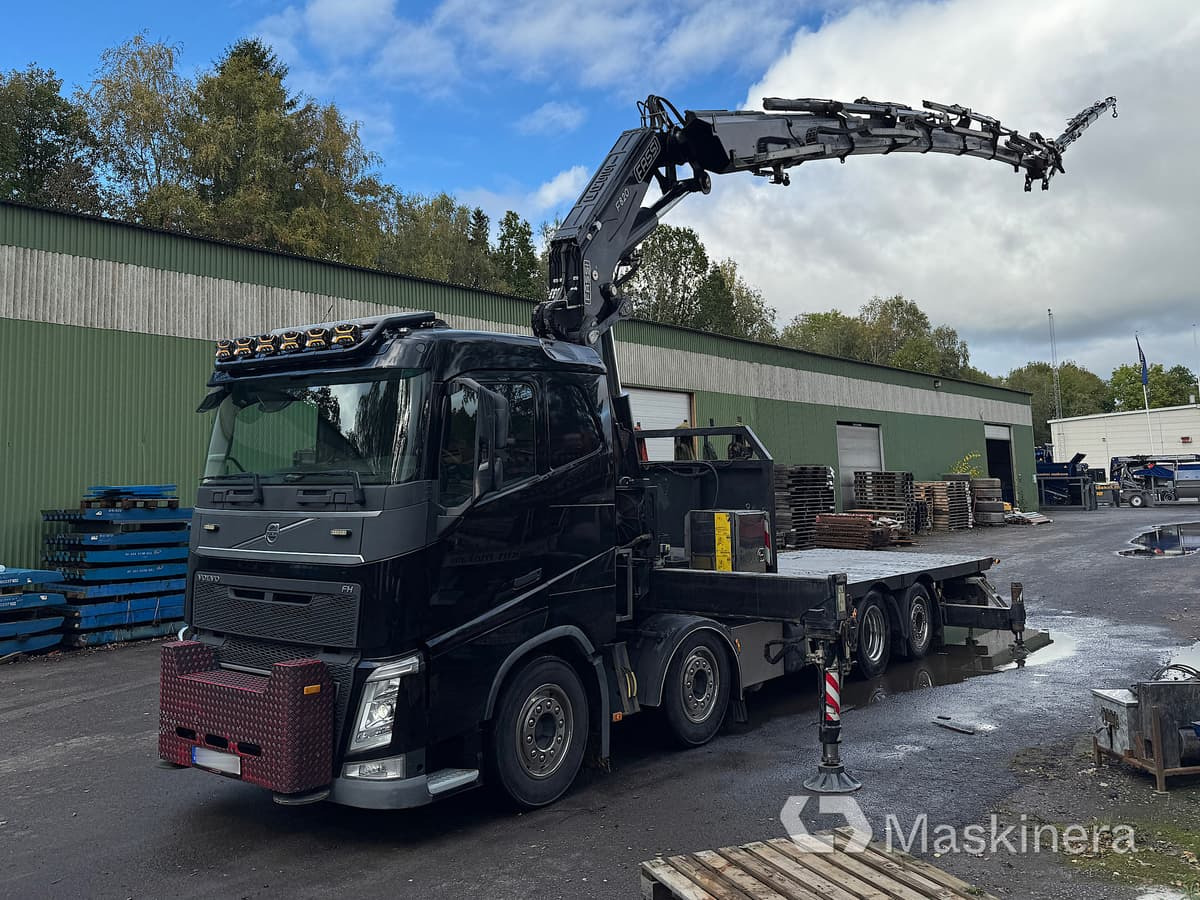 Bodbil Volvo FH 82F med Fassi F820 kran & jib - Camion plateau, Camion grue: photos 1 Bodbil Volvo FH 82F med Fassi F820 kran & jib - Camion plateau, Camion grue: photos 1