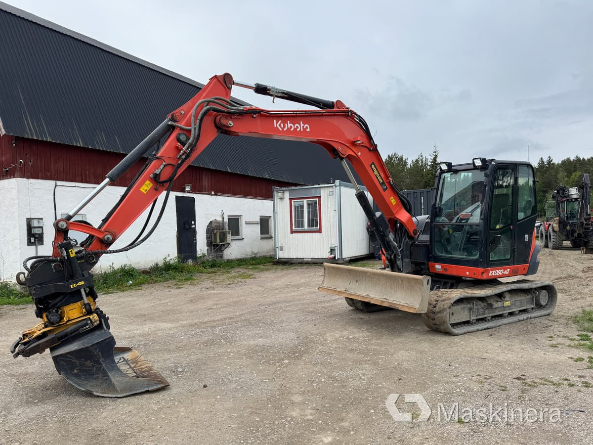Grävmaskin Kubota KX 080-4 - Pelle sur chenille: photos 1 Grävmaskin Kubota KX 080-4 - Pelle sur chenille: photos 1