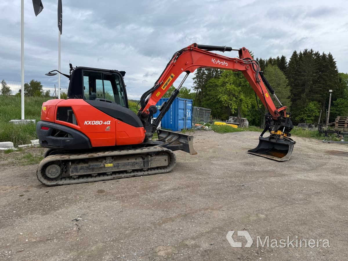 Grävmaskin Kubota KX 080-4 - Pelle sur chenille: photos 4 Grävmaskin Kubota KX 080-4 - Pelle sur chenille: photos 4