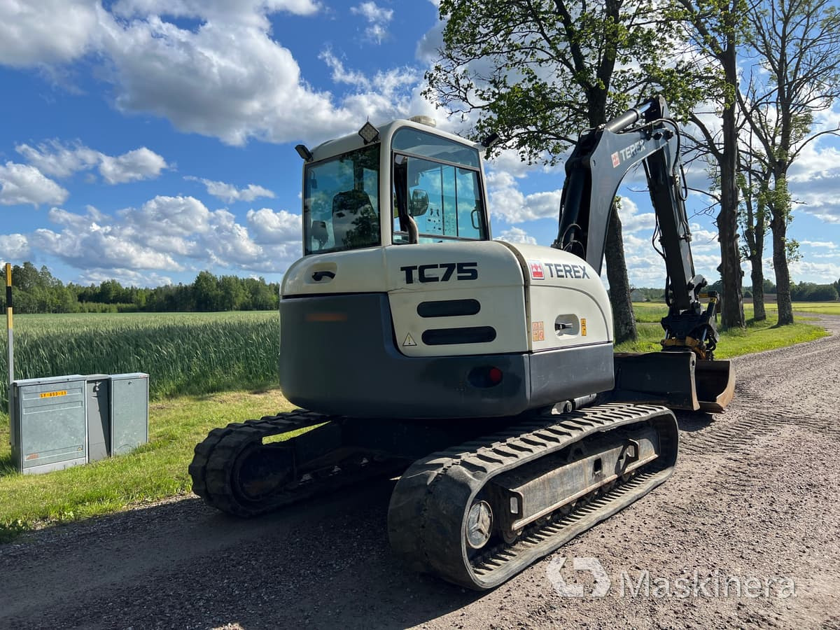 Grävmaskin Terex TC75 - Pelle sur chenille: photos 5 Grävmaskin Terex TC75 - Pelle sur chenille: photos 5