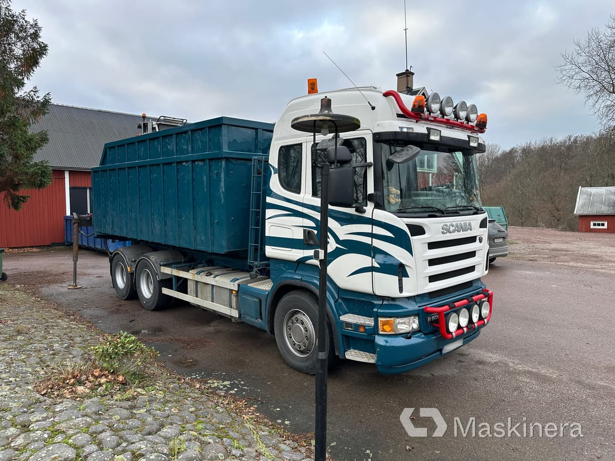 SCANIA R500LB6X4HHA Lastväxlare Scania R500 med FTG V10CX kran - Camion ampliroll: photos 3 SCANIA R500LB6X4HHA Lastväxlare Scania R500 med FTG V10CX kran - Camion ampliroll: photos 3