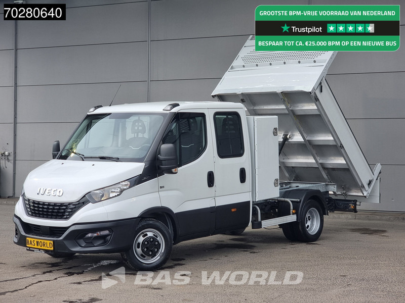Iveco Daily 35C14 Kipper Dubbel Cabine met Kist 3500kg trekhaak Airco Cruise Kieper Tipper Benne 1m3 Airco Dubbel cabine Trekhaak Cruise con - Véhicule utilitaire benne: photos 1 Iveco Daily 35C14 Kipper Dubbel Cabine met Kist 3500kg trekhaak Airco Cruise Kieper Tipper Benne 1m3 Airco Dubbel cabine Trekhaak Cruise con - Véhicule utilitaire benne: photos 1