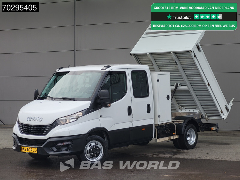 Iveco Daily 35C14 Kipper met Kist Dubbel Cabine Dubbellucht 3,5t Trekhaak Airco Cruise Euro6 Kieper Tipper Benne Airco Trekhaak Cruise contr - Véhicule utilitaire benne: photos 1 Iveco Daily 35C14 Kipper met Kist Dubbel Cabine Dubbellucht 3,5t Trekhaak Airco Cruise Euro6 Kieper Tipper Benne Airco Trekhaak Cruise contr - Véhicule utilitaire benne: photos 1
