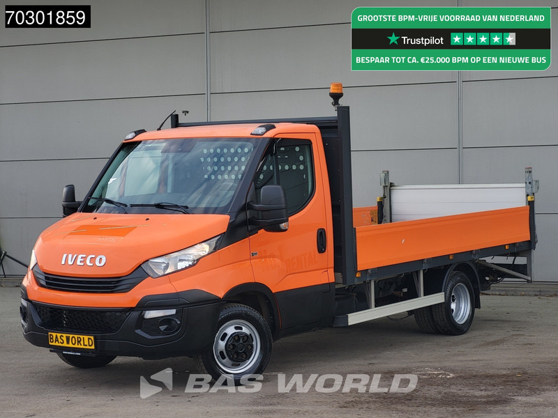 Iveco Daily 35C14 Open Laadbak Dubbelucht 3,5t Trekhaak Navi Airco Euro6 Pritsche Pickup Open Box Airco Trekhaak - Fourgon plateau: photos 1 Iveco Daily 35C14 Open Laadbak Dubbelucht 3,5t Trekhaak Navi Airco Euro6 Pritsche Pickup Open Box Airco Trekhaak - Fourgon plateau: photos 1